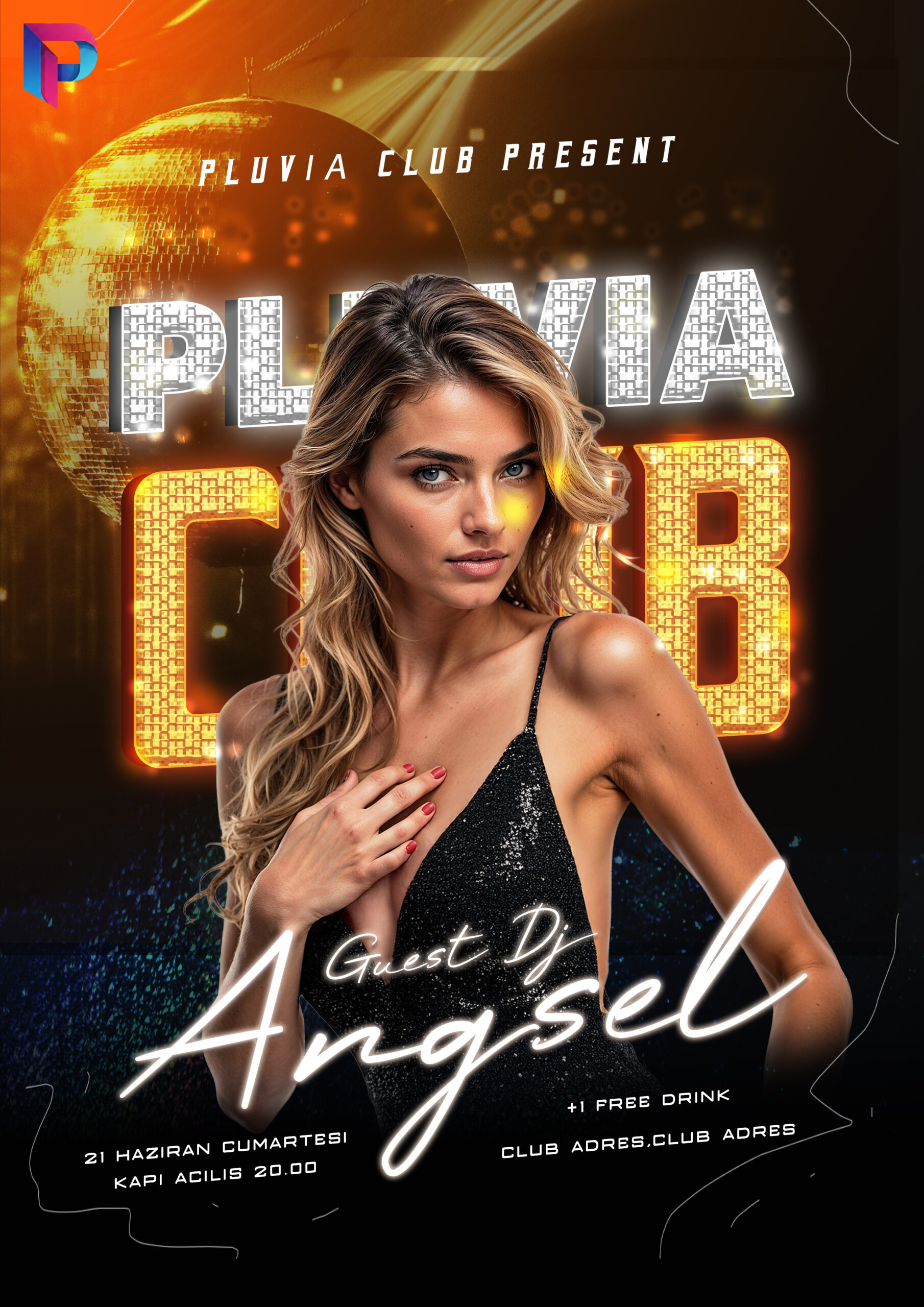 Event Party Club Etkinlik Afişi