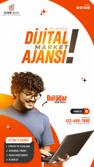 İşletmeniz için düzenlenebilir afiş reklam şablonu ve sosyal medya tasarımı.