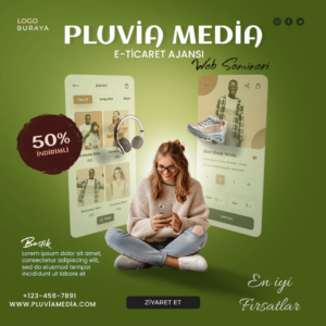 İşletmeniz için düzenlenebilir afiş reklam şablonu ve sosyal medya tasarımı.