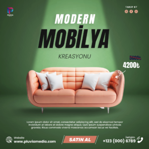 İşletmeniz için düzenlenebilir afiş reklam şablonu ve sosyal medya tasarımı.