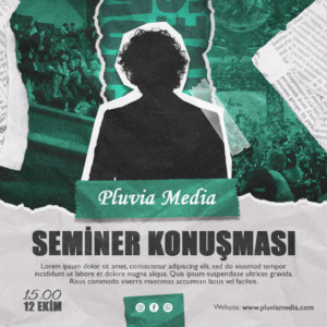 İşletmeniz için düzenlenebilir afiş reklam şablonu ve sosyal medya tasarımı.